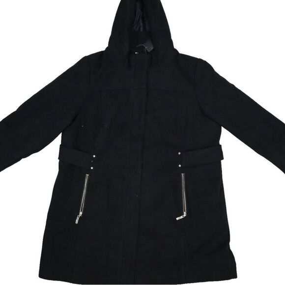 Details INTL Women's Fashion Hooded Zip Up Jacket -‎ Black Size XL NWT - Picture 3 of 8